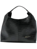 ERMANNO FIRENZE Coco print hobo tote bag - Black