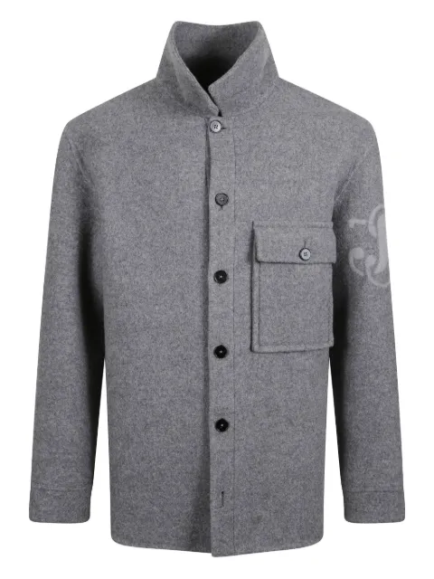 Jil Sander chest-pocket monogram-detail jacket