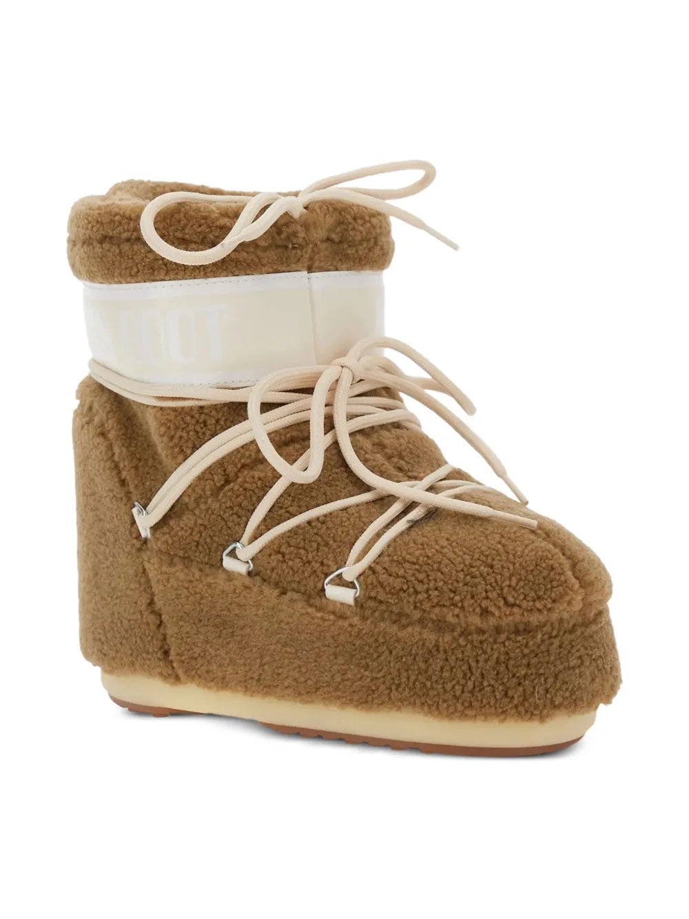Moon Boot Kids botas para nieve con agujetas y motivo Icon | marrón | Image 1