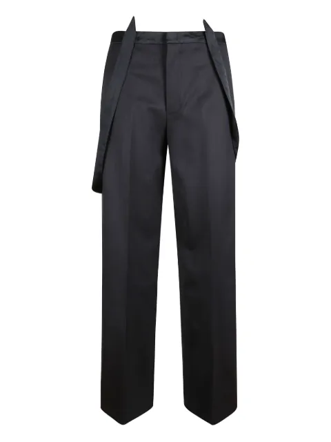 DONDUP suspenders-detail trousers