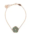 LA PRIMA GIOIELLI 18K rose gold flower diamond bracelet - Pink