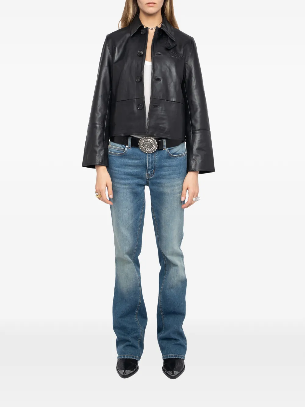  Zadig&voltaire Lessa Button Jacket - Black 