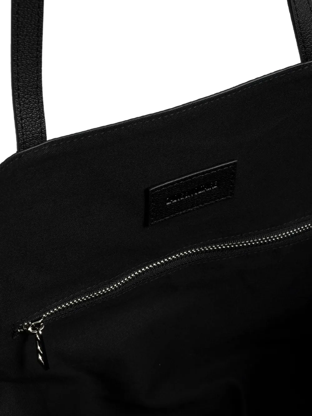 Zadig & Voltaire Z Monogram Rock-n-roll Tote Bag In Black