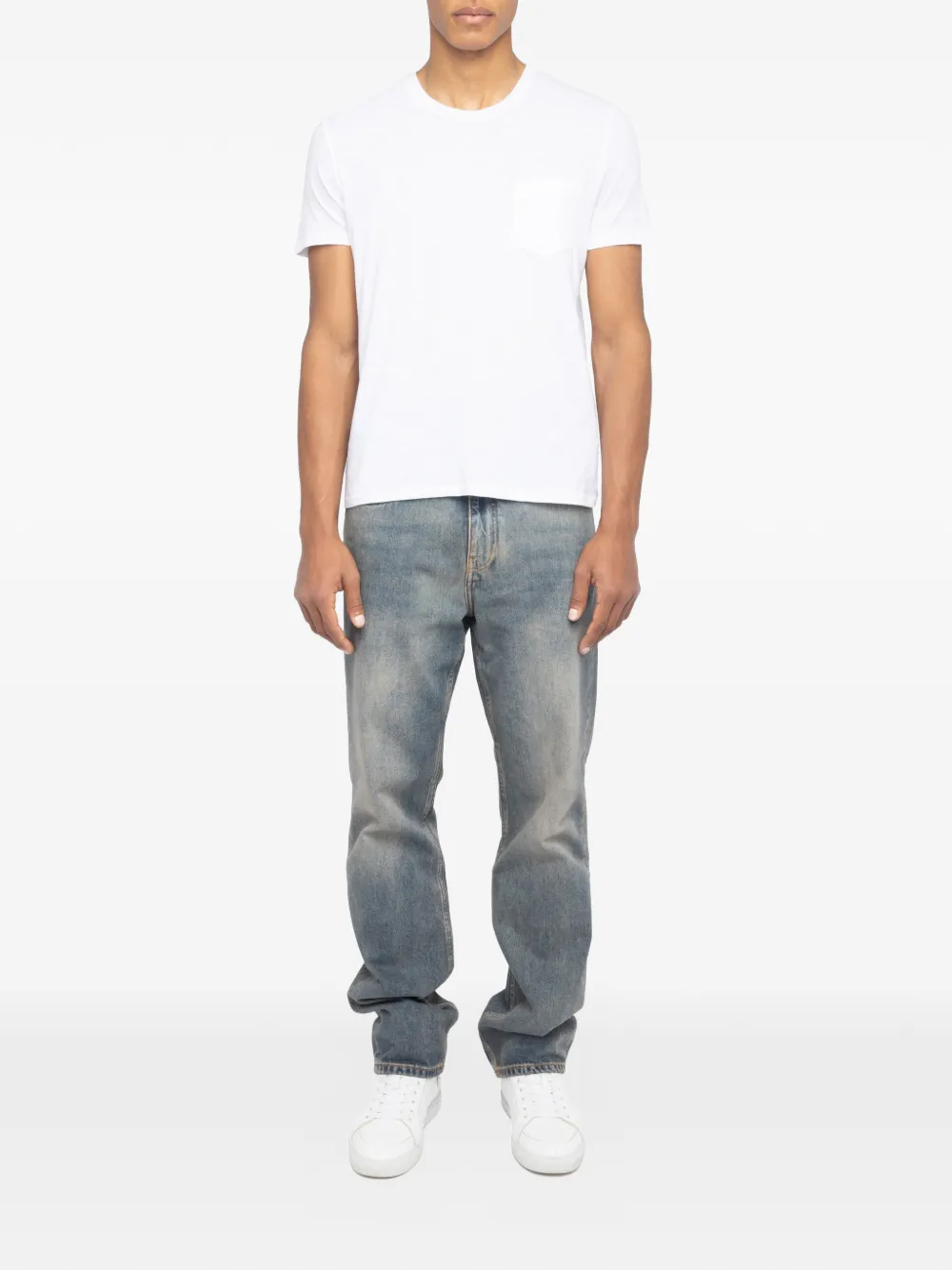 Zadig&Voltaire Stockholm chest-pocket T-shirt - Wit