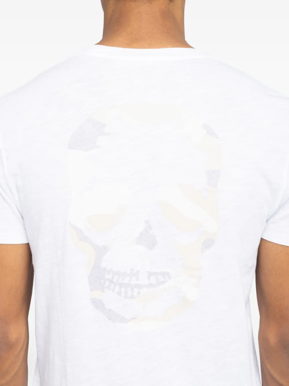 Zadig&Voltaire Stockholm T-shirt met borstzak Wit