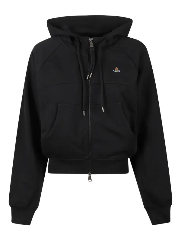 トップス Vivienne Westwood witch big zip hoodie Vivienne Westwood zip-up Hoodie | Black | FARFETCH