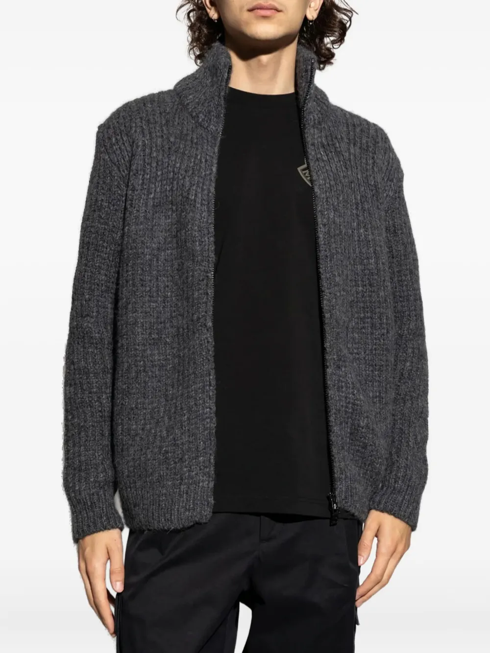 Moncler Geribbeld vest - Grijs