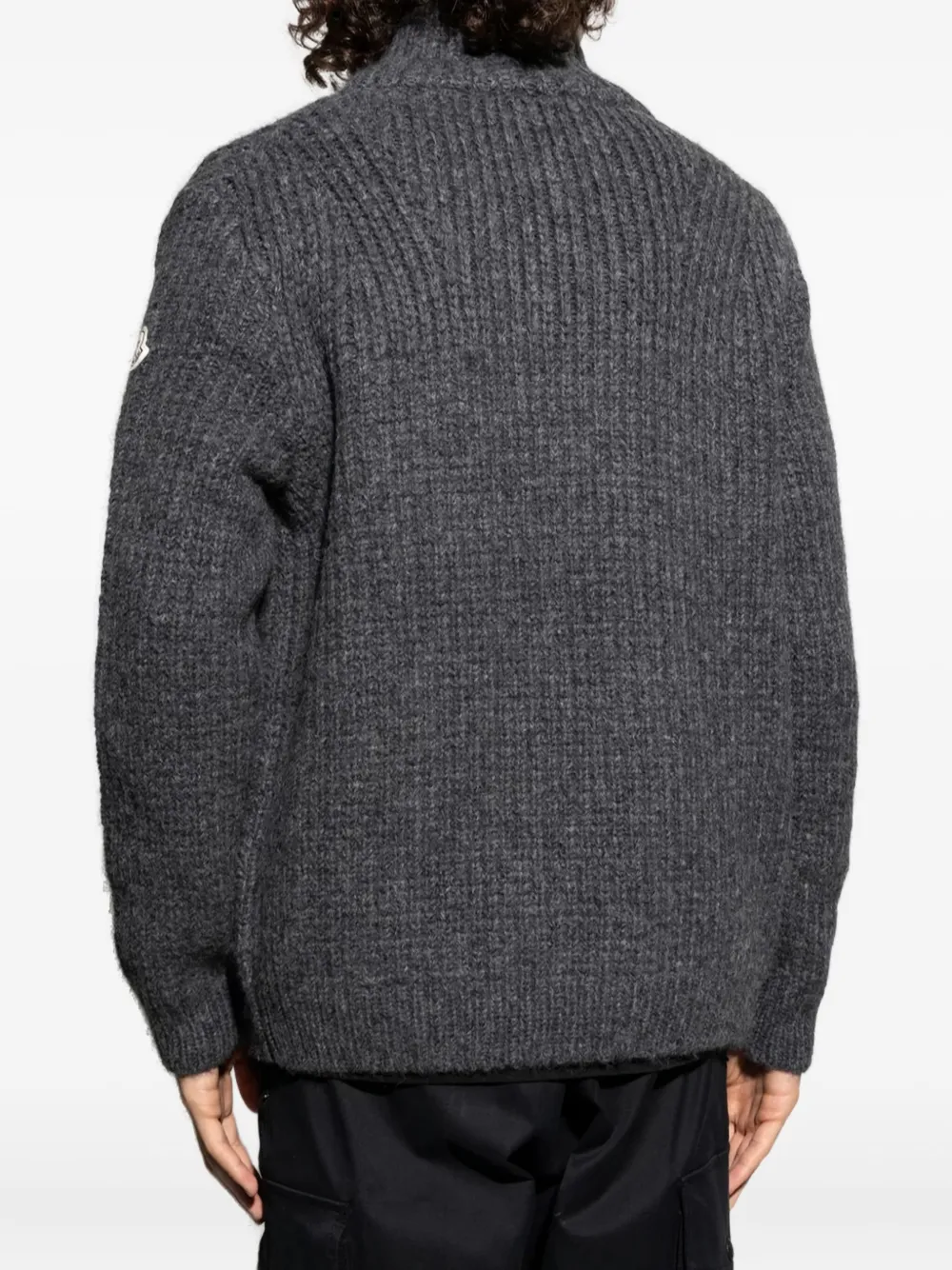 Moncler Geribbeld vest Grijs