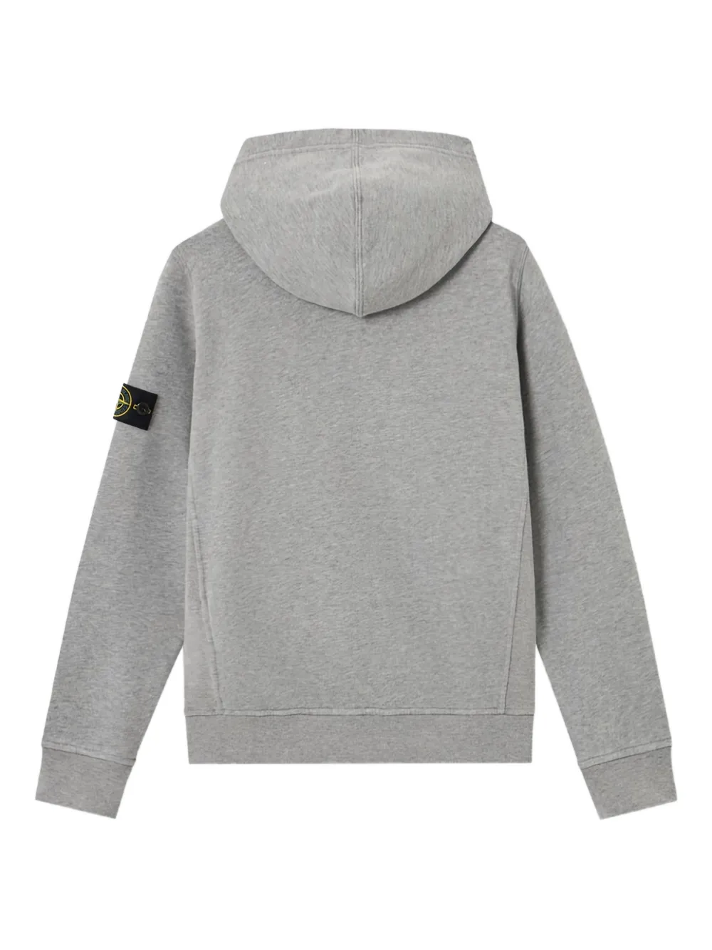 Stone Island Junior zip-fastening hoodie Grijs