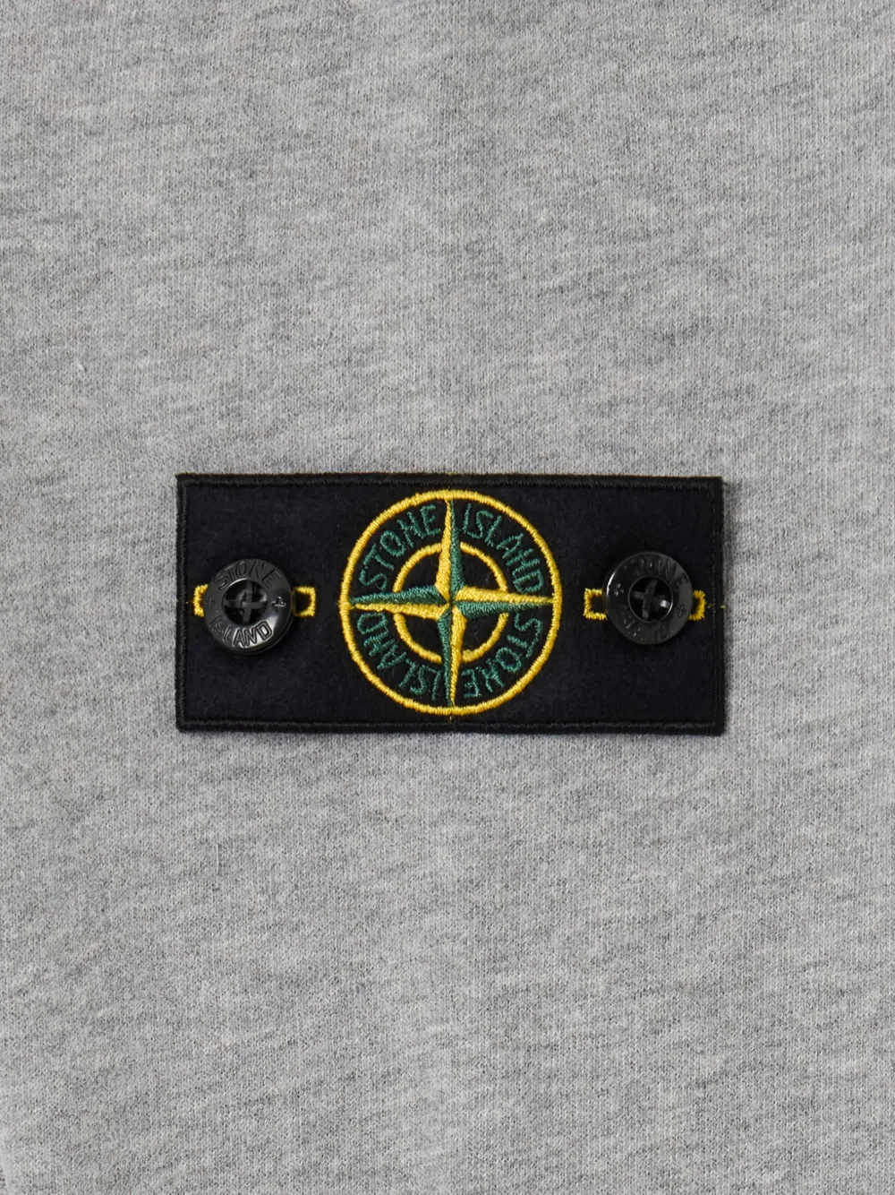 Stone Island Junior zip-fastening hoodie Grijs