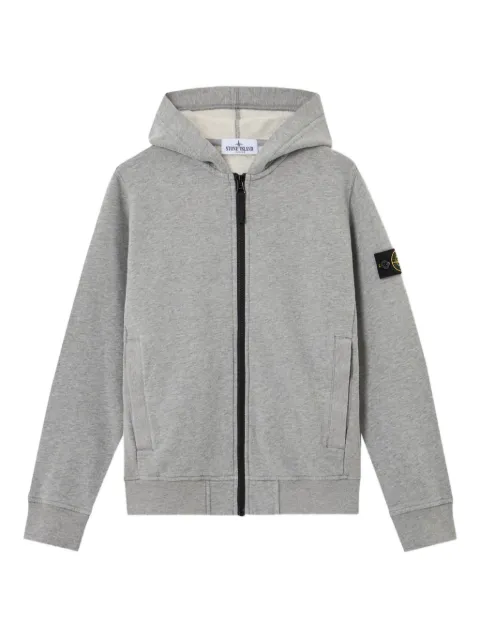 Stone Island Junior hoodie con cierre