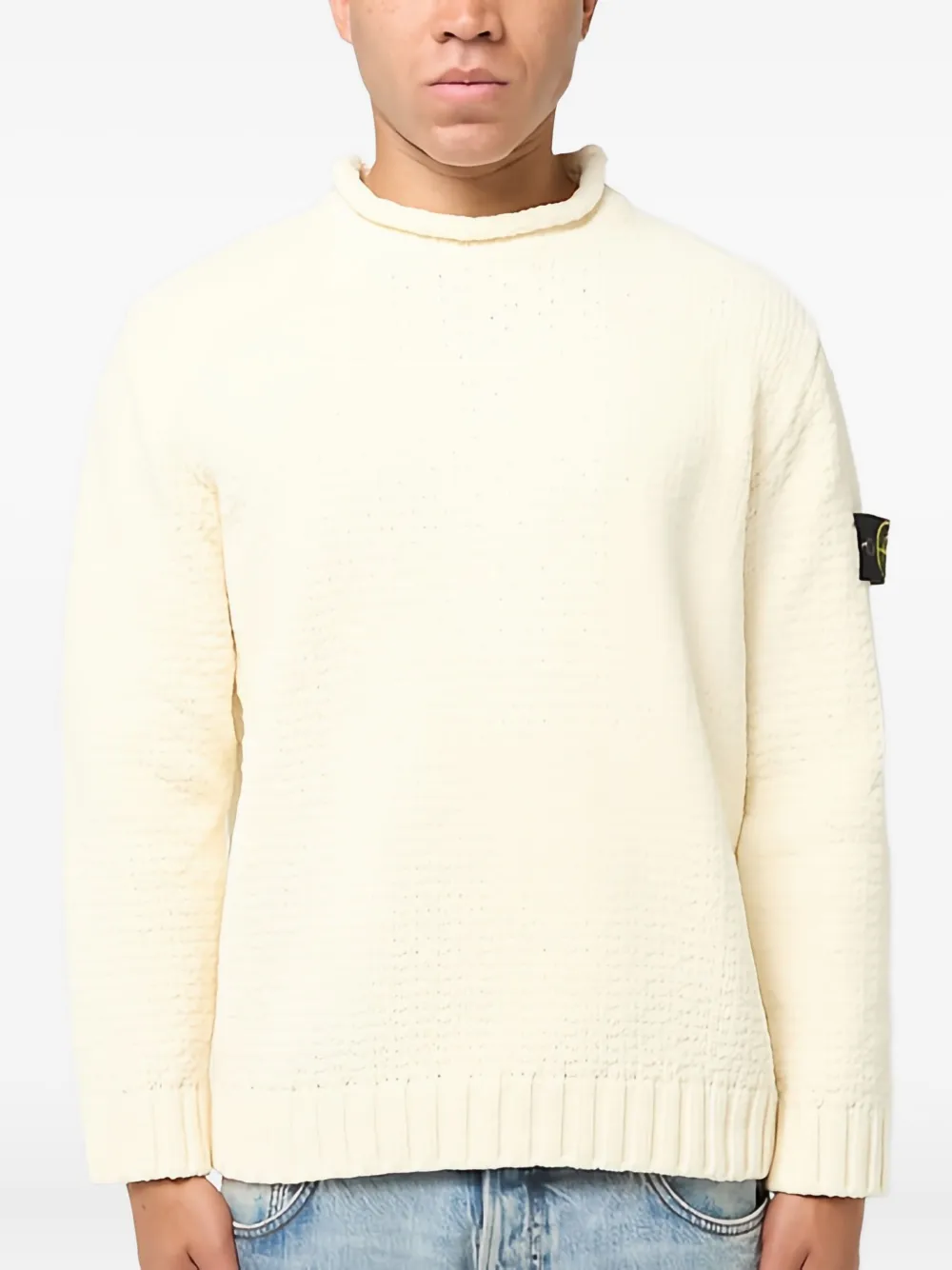 Stone Island Coltrui met patch - Beige