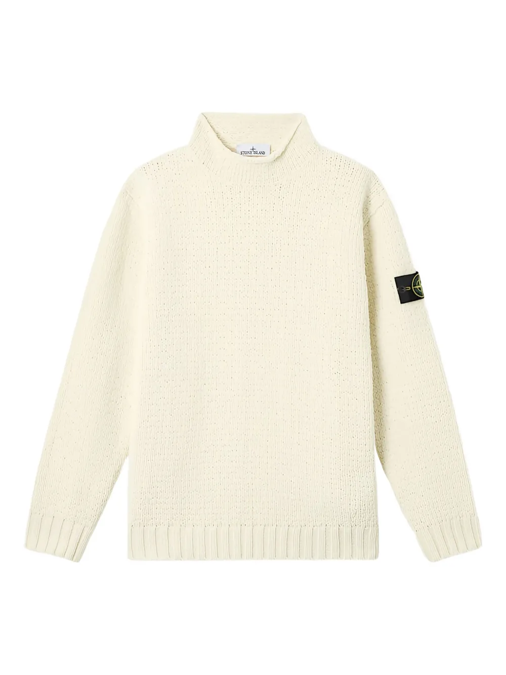 Stone Island suéter con parche y cuello vuelto | neutro | Image 1