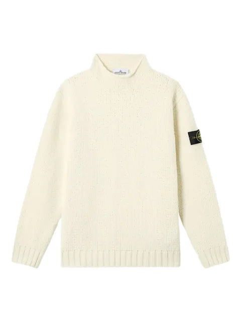 Stone Island roll-neck patch sweater