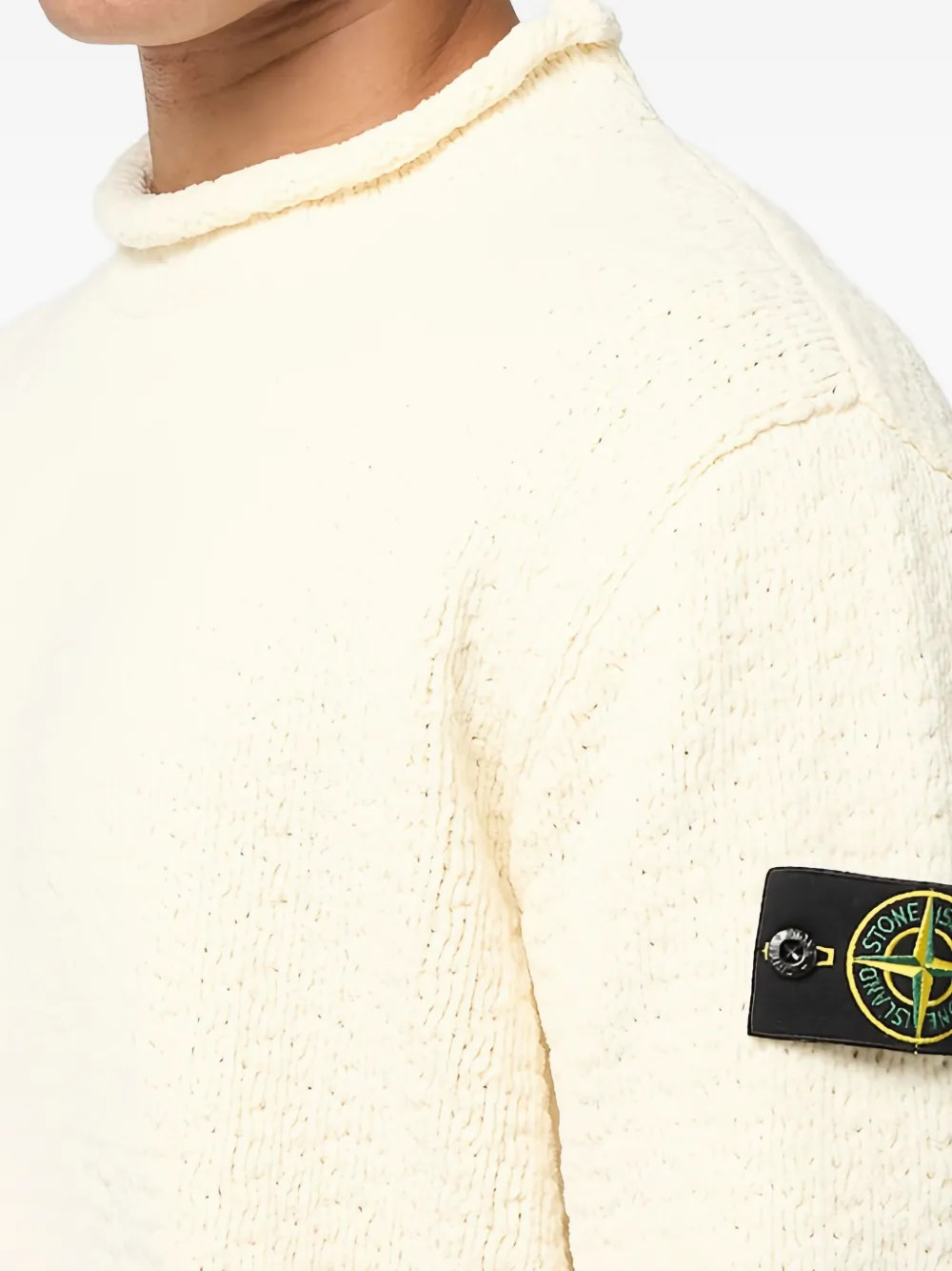 Stone Island Coltrui met patch Beige