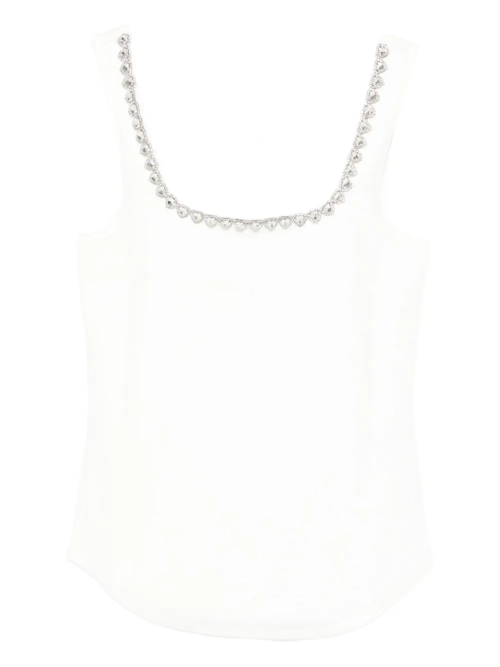 ZIMMERMANN embellished neckline top Wit