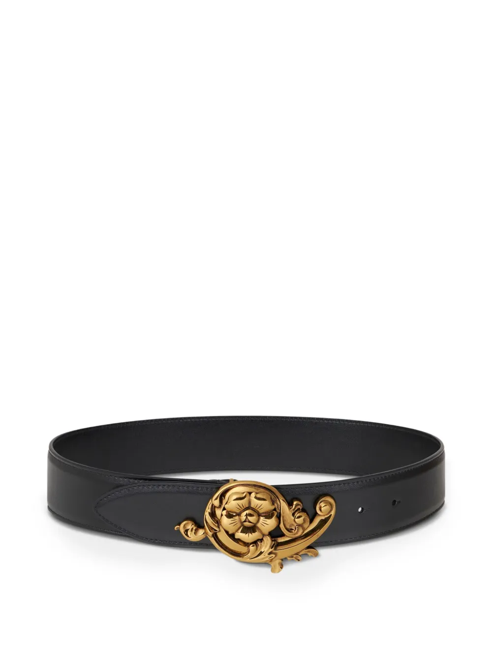 ETRO Leren riem Zwart