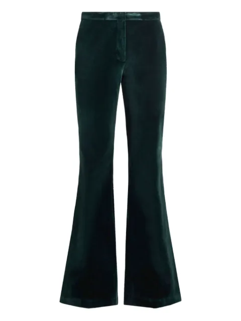 ETRO velvet flared trousers