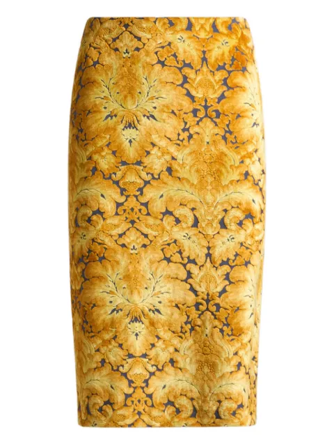 ETRO Midirock aus Jacquard