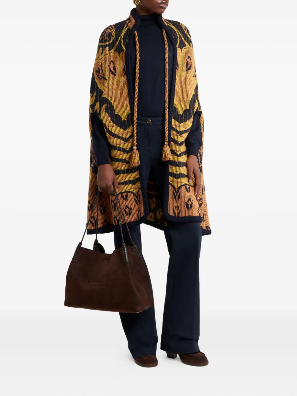 ETRO jacquard-pattern cape | Capes | Image 2