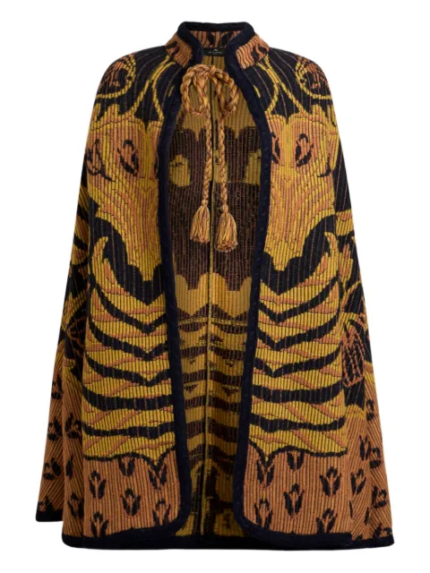 ETRO كيب بنقش جاكار