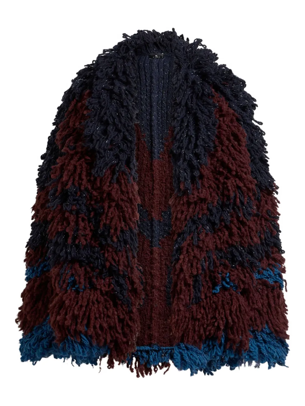 ETRO fur-stitch jacket | Red | Image 1