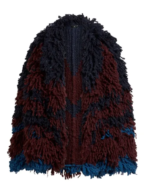 ETRO fur-stitch jacket