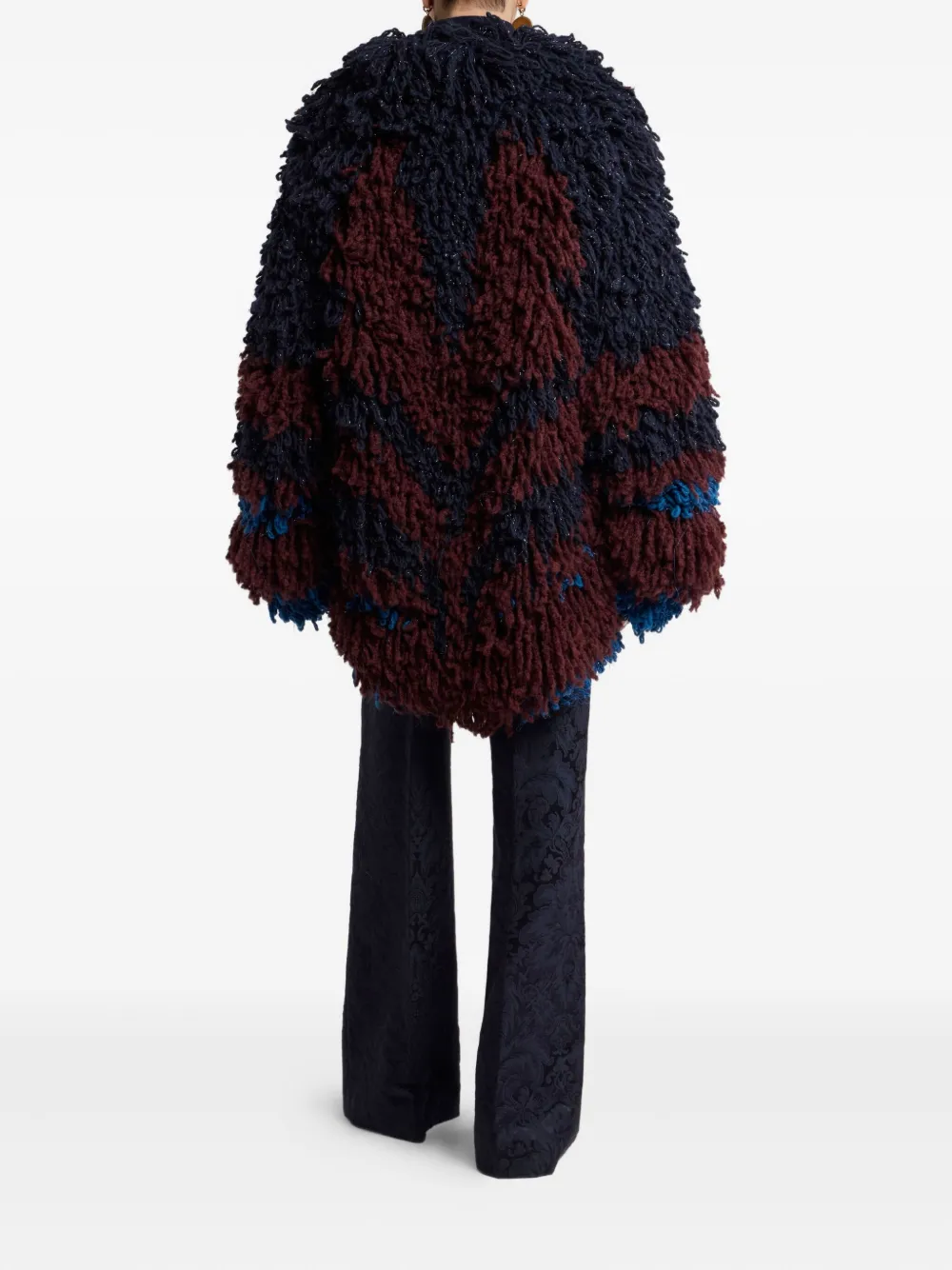 Etro Wool And Alpaca-blend Jacket In Multi