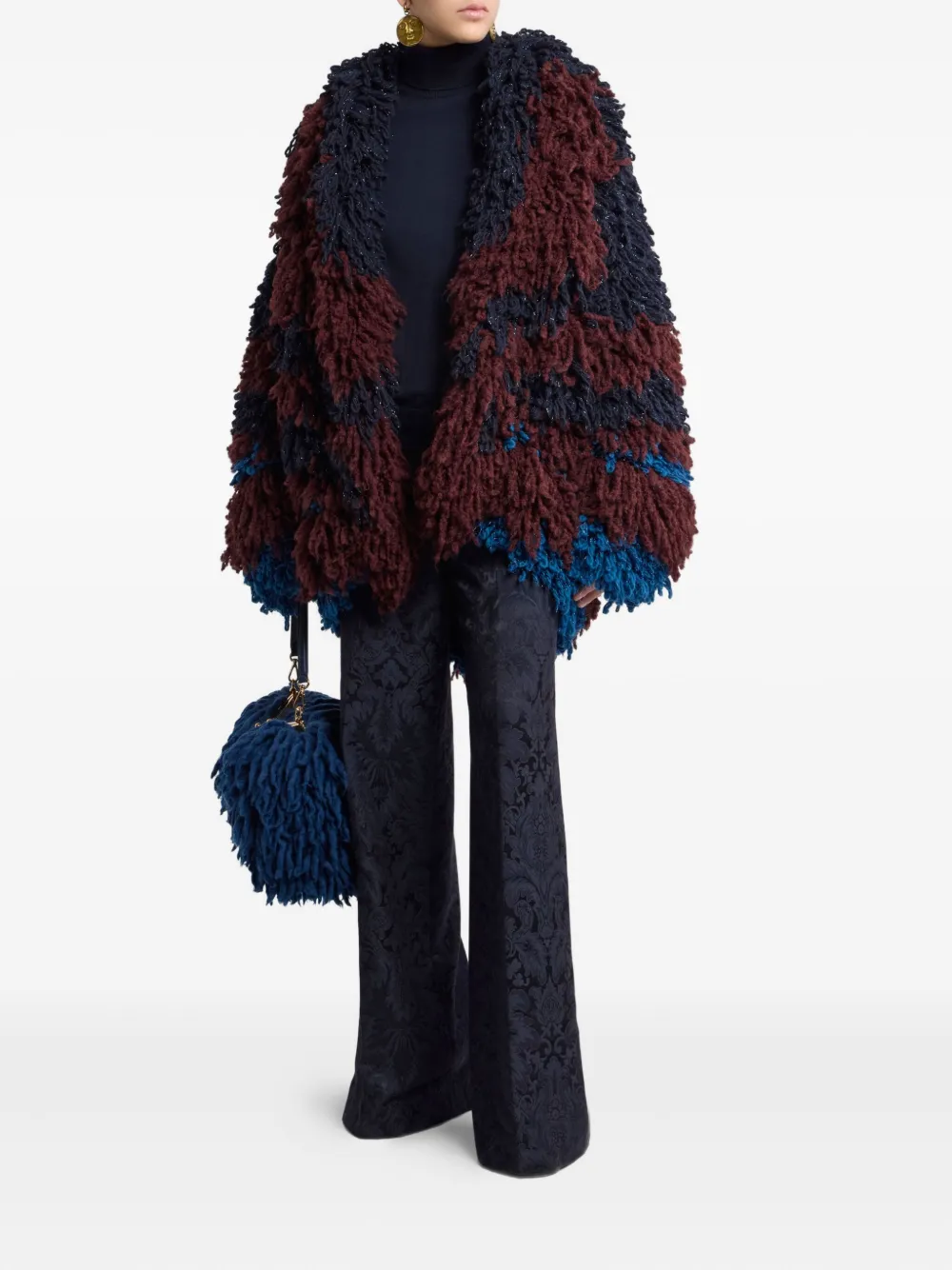 ETRO fur-stitch jacket | Oversized Jackets | Image 2
