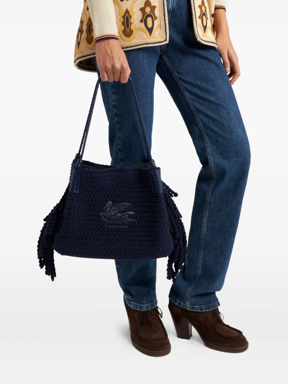 ETRO small Libra tote bag - Blauw