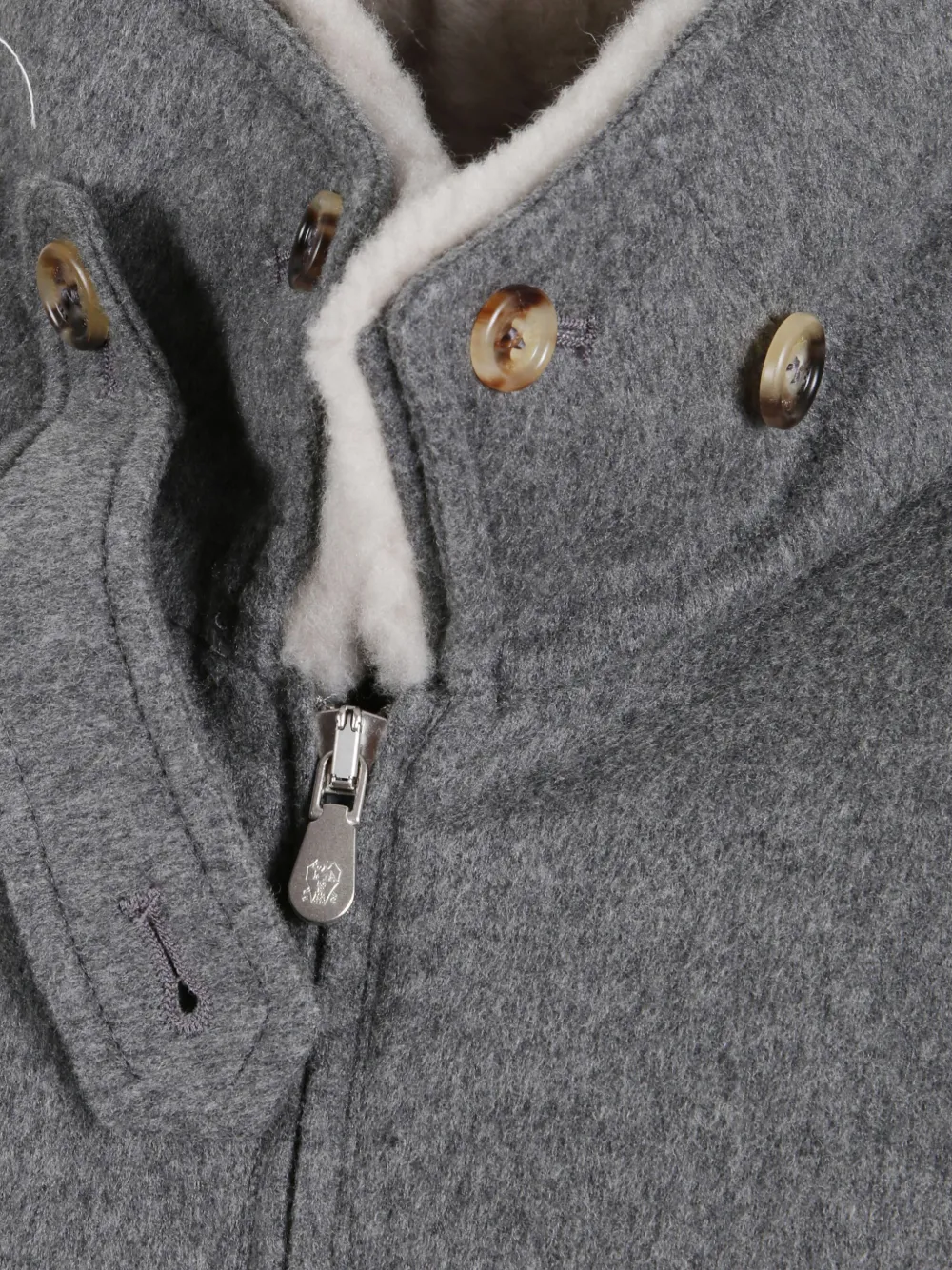 Brunello Cucinelli Jas met rits Grijs