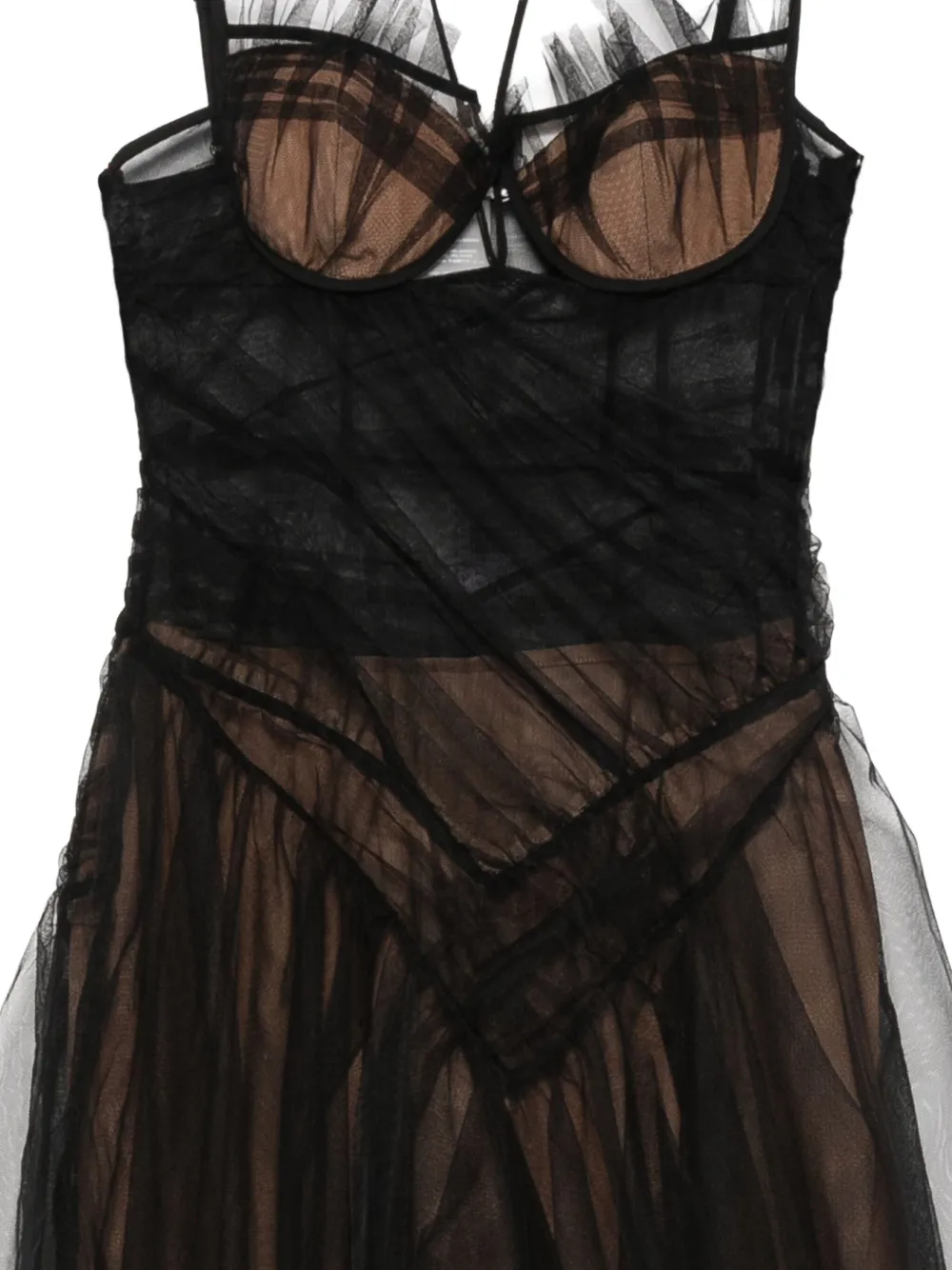 Nensi Dojaka Tulen mini-jurk met bandje Zwart