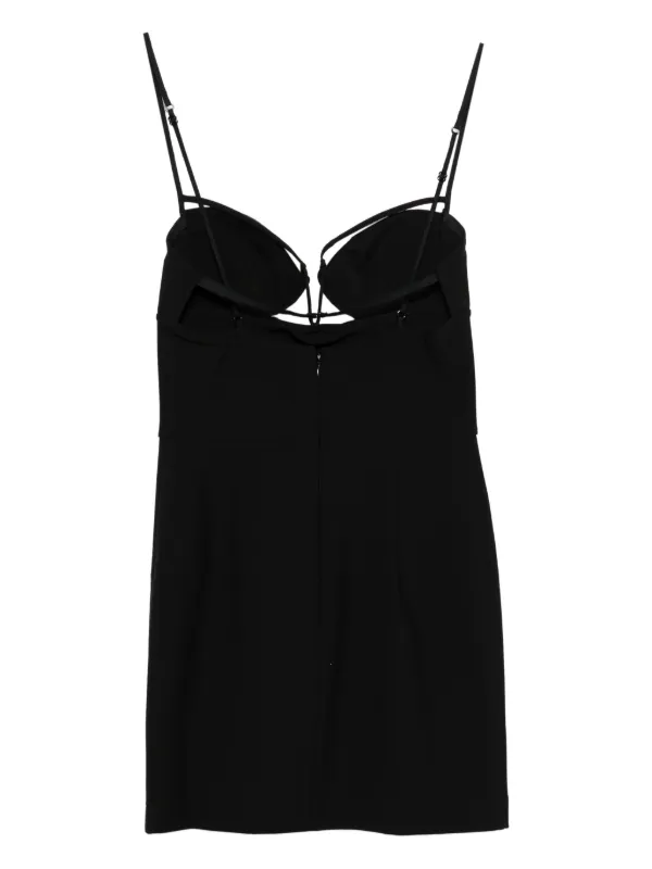nensi dojaka cut out dress Nensi Dojaka Cutout Twill Mini Dress