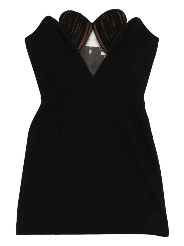 zara black strapless mini dress Zara Mini Dress main image 1