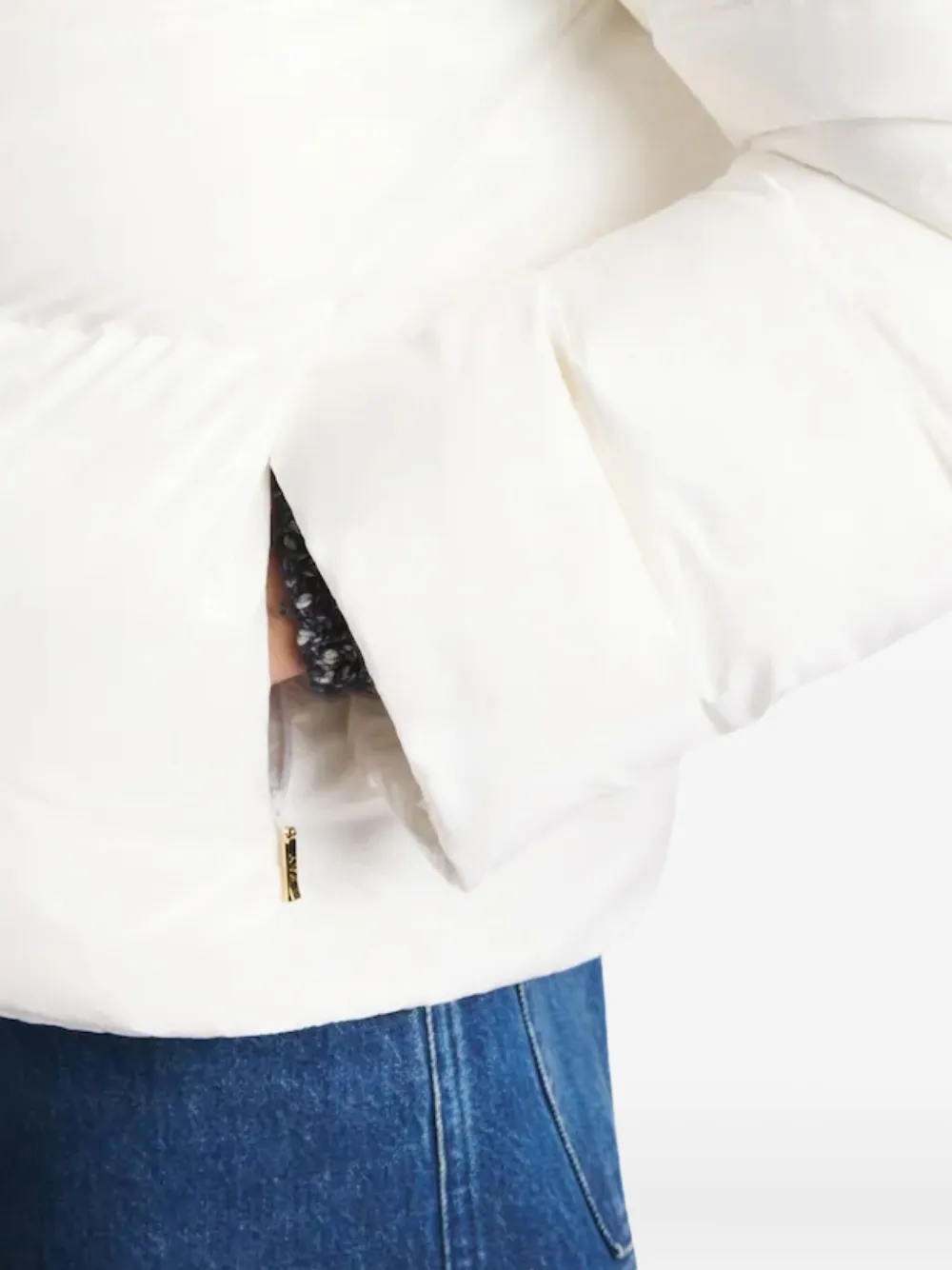 Fay Hooded Puffer Coat In White