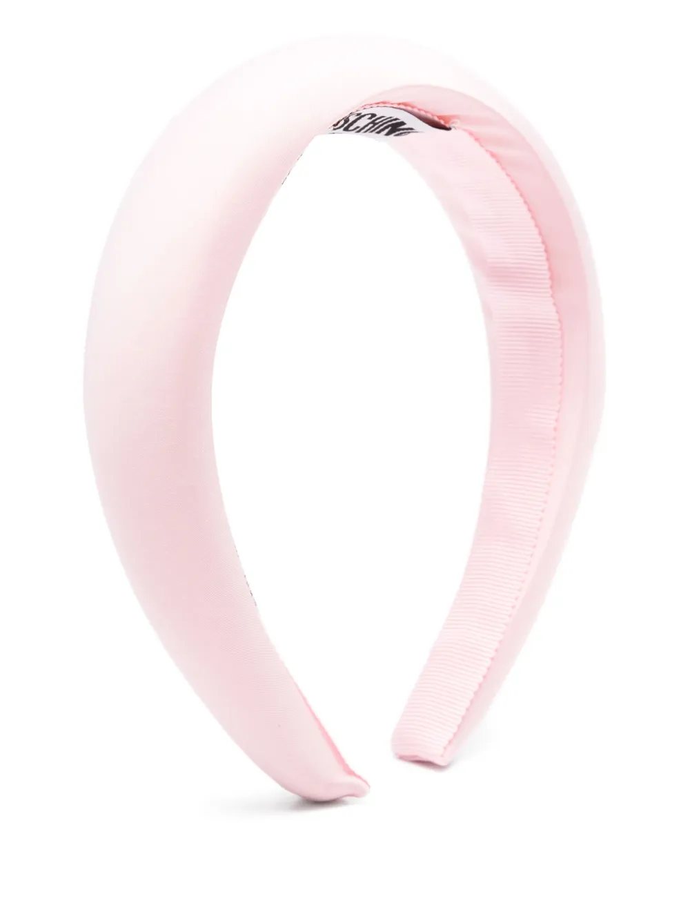 Moschino Kids logo-embroidered headband Roze