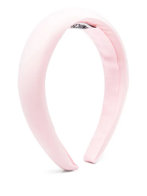 Moschino Kids logo-embroidered headband