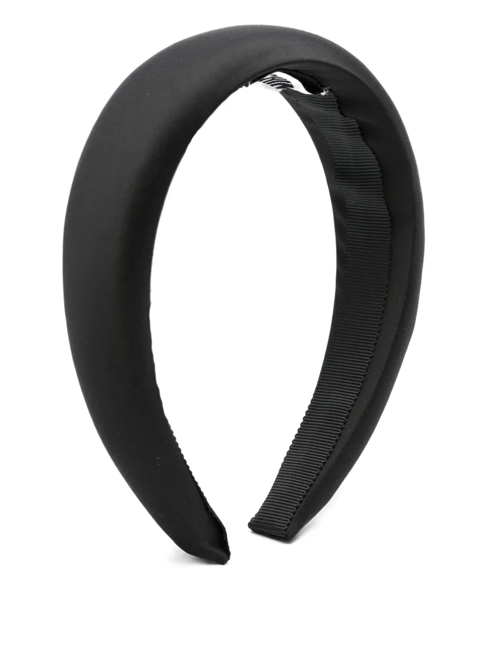 Moschino Kids embroidered padded headband Zwart