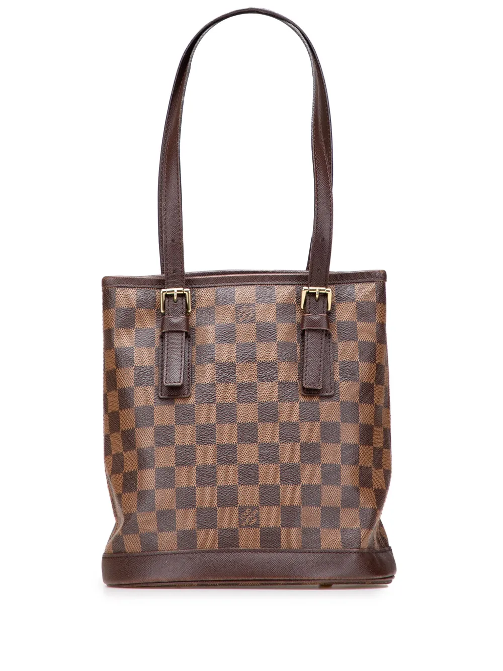 Louis Vuitton Pre-Owned 2000 Damier Ebene Marais bucket bag | Brown | Image 1