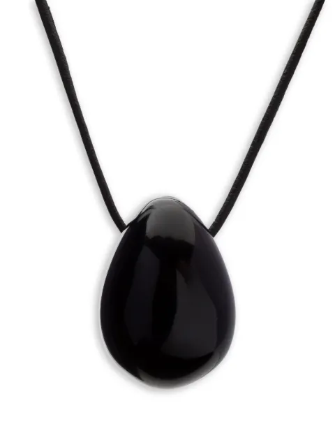 Sophie Buhai silver Everyday Egg onyx necklace