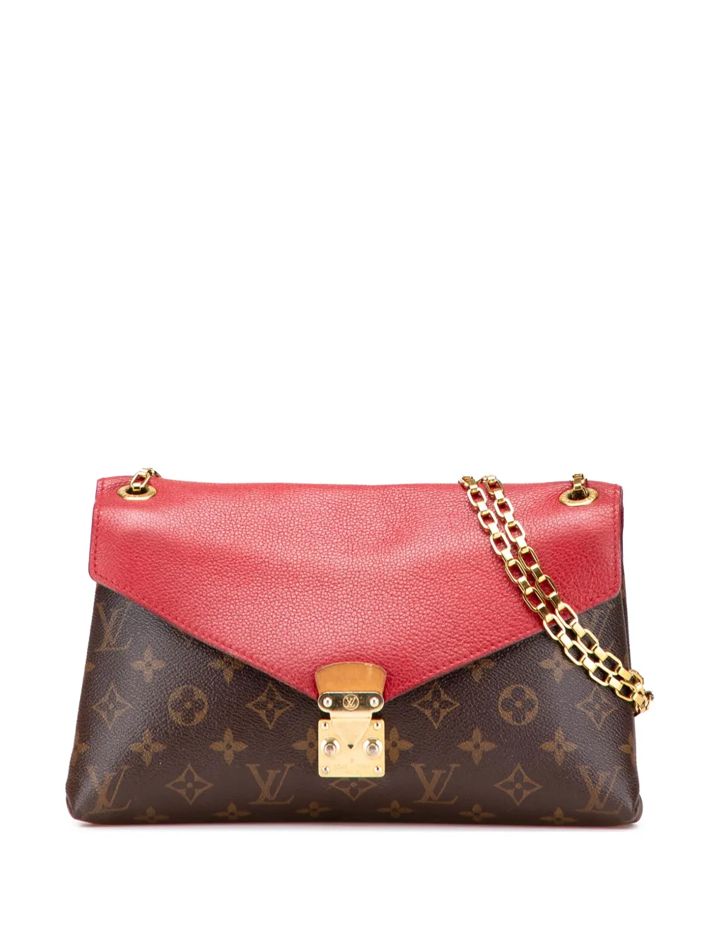 Louis Vuitton Pre-Owned 2016 Monogram Pallas Chain shoulder bag - ブラウン Louis Vuitton Pre-Owned 2016 Monogram Pallas Chain shoulder bag - ブラウン