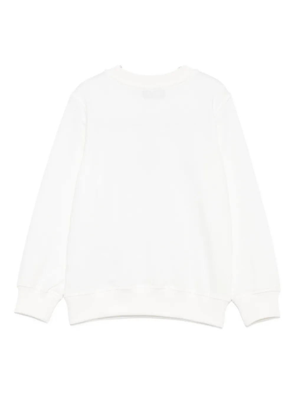 Moschino Kids Sweater met teddybeerprint Wit