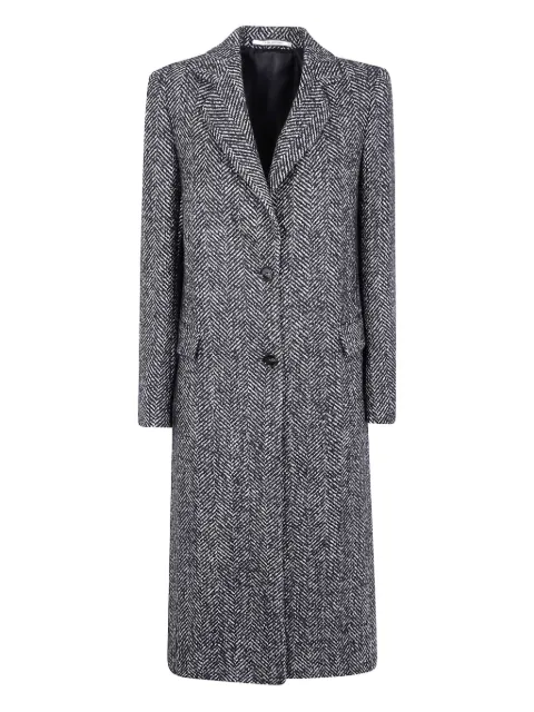 Tagliatore Amanda herringbone wool coat