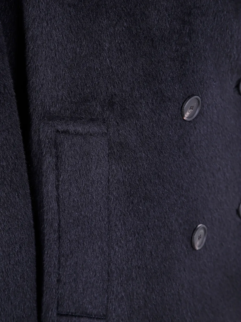 Tagliatore Sheila Double-breasted Alpaca-wool-blend Jacket In Blue