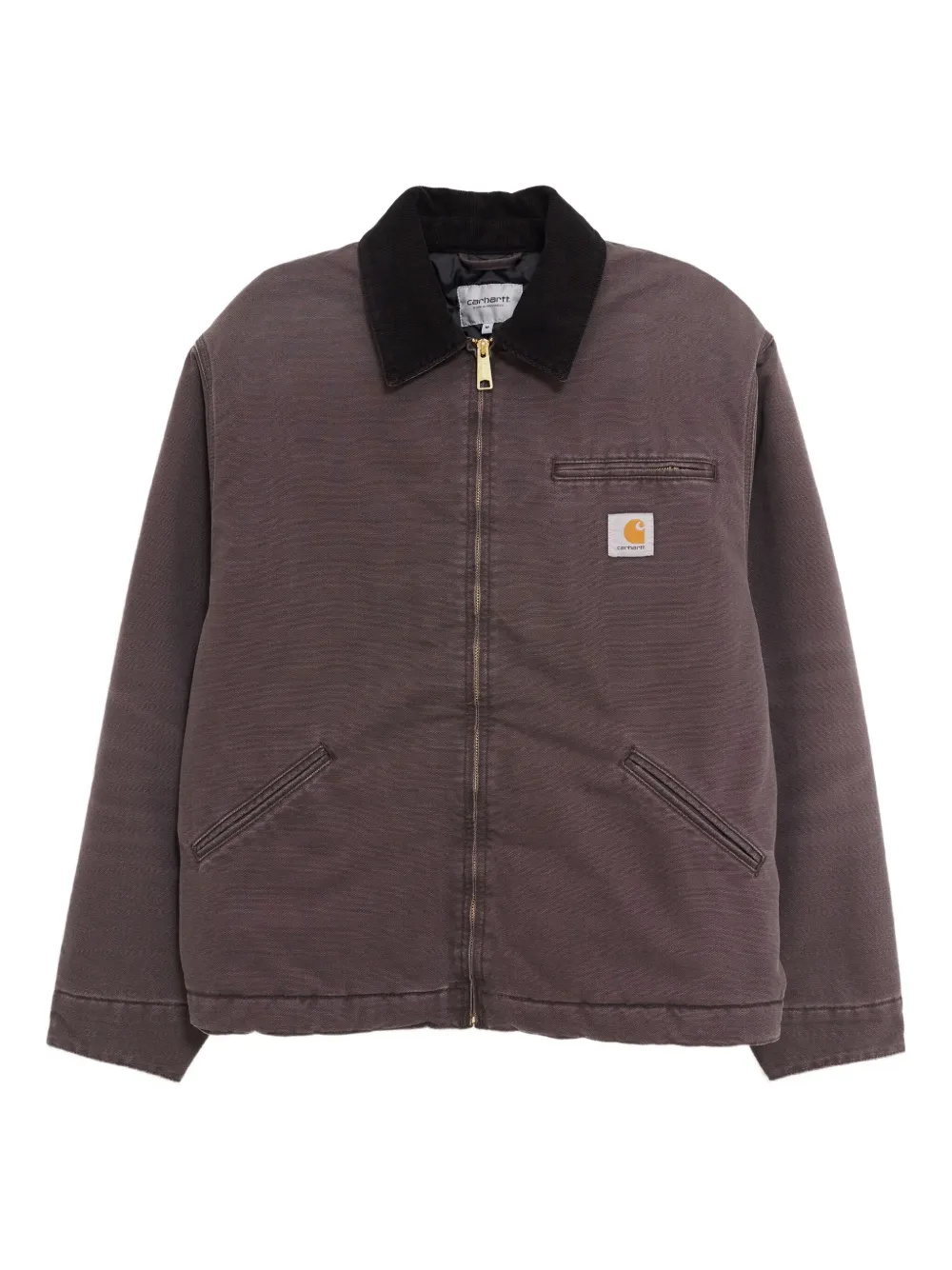 Carhartt Winter Og Detroit Jacket Aged Canvas Tobacco In Gray