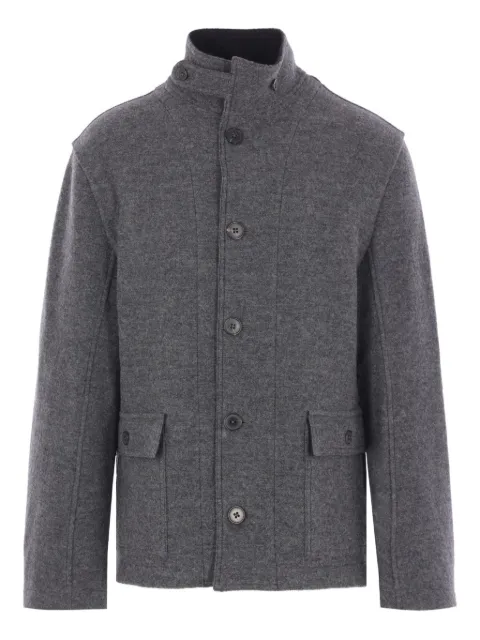 Diomene virgin-wool high-neck jacket