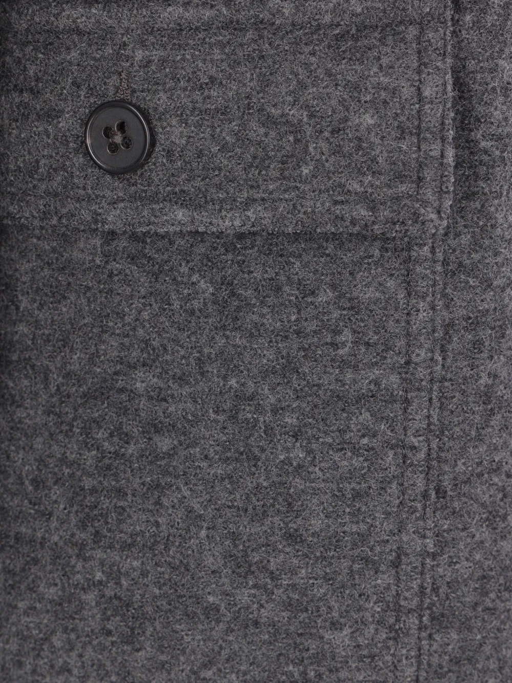 Diomene Virgin-wool High-neck Jacket In Gray