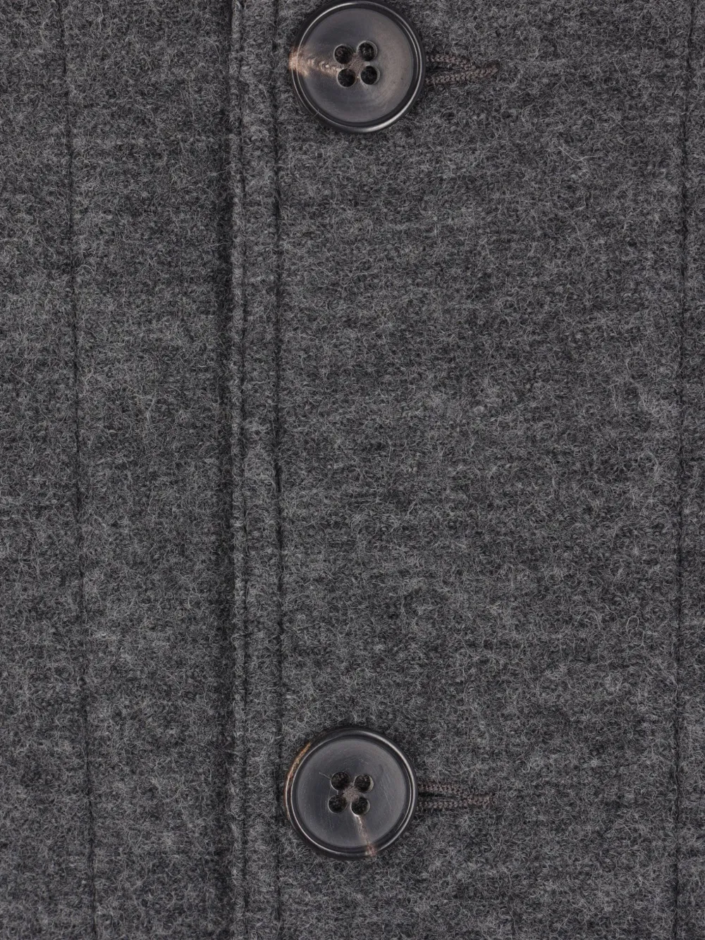Diomene Virgin-wool High-neck Jacket In Gray