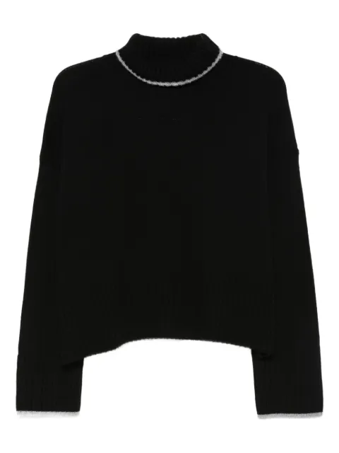 PINKO high-neck cropped sweater