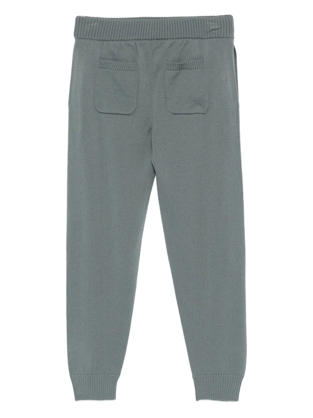 Drumohr drawstring-waist knitted track pants - Groen